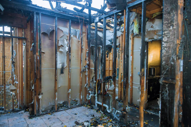 Professional Fire Damage Removal technician working in Hanscom AFB, MA